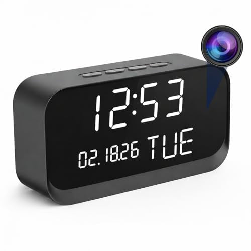 clock camera front angle product view | Smaronics