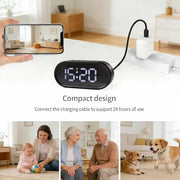 Clock Camera - Indoor Security Camera side profile | Smaronics