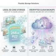 clock camera package contents view | Smaronics