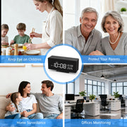 Clock Camera with Night Vision and Bluetooth real usage | Smaronics