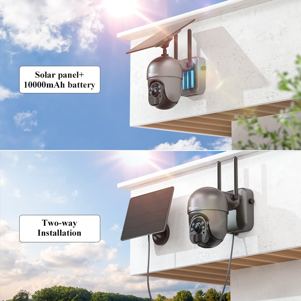Ctronics 2.5K 4MP Security Camera side profile | Smaronics