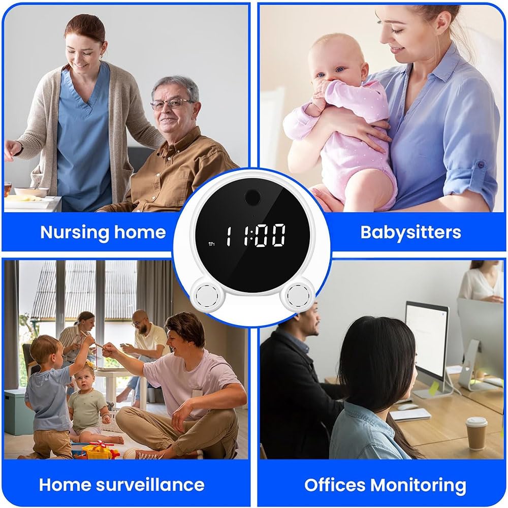 desktop security clock camera clip and build detail | Smaronics