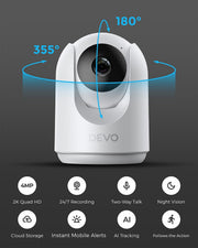 devo indoor security camera feature close up view | Smaronics