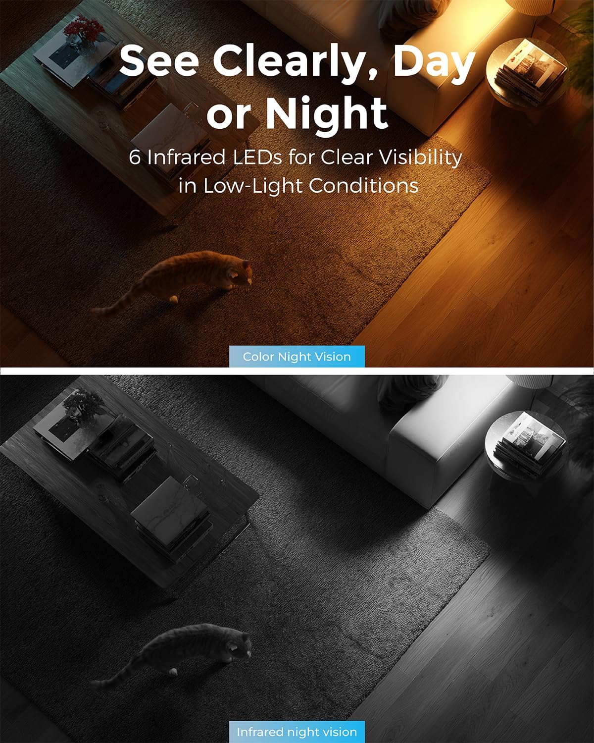 Devo Indoor Security Camera with 2K 360° Pan-Tilt Coverage image 7