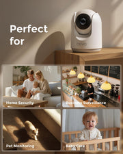 Devo Indoor Security Camera with 2K 360° Pan-Tilt Coverage image 9