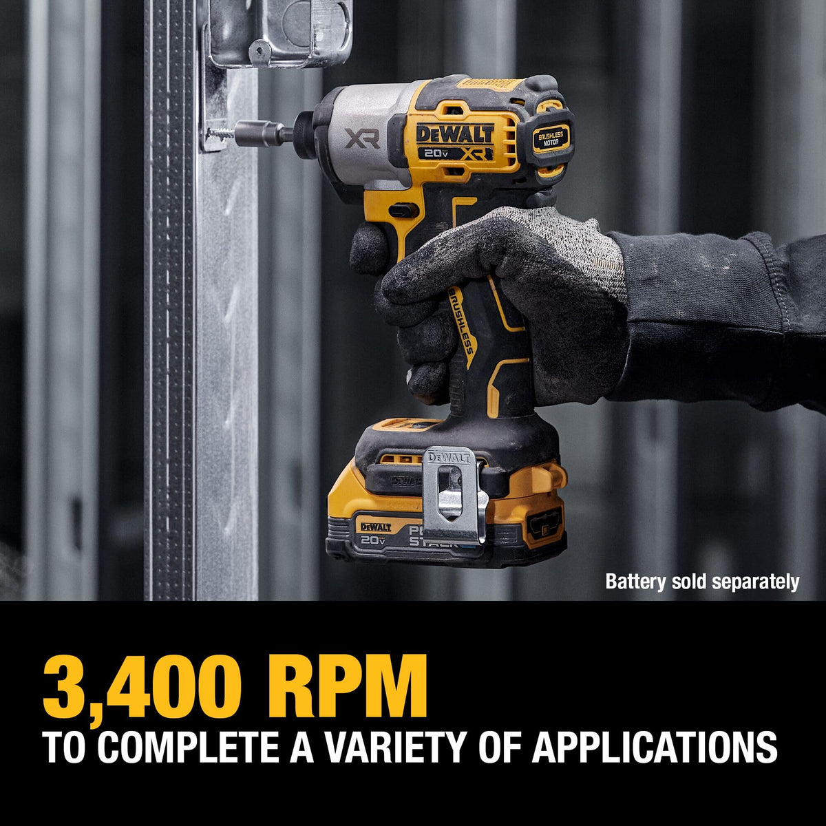 DEWALT 20V MAX XR Impact Driver package contents view | Smaronics