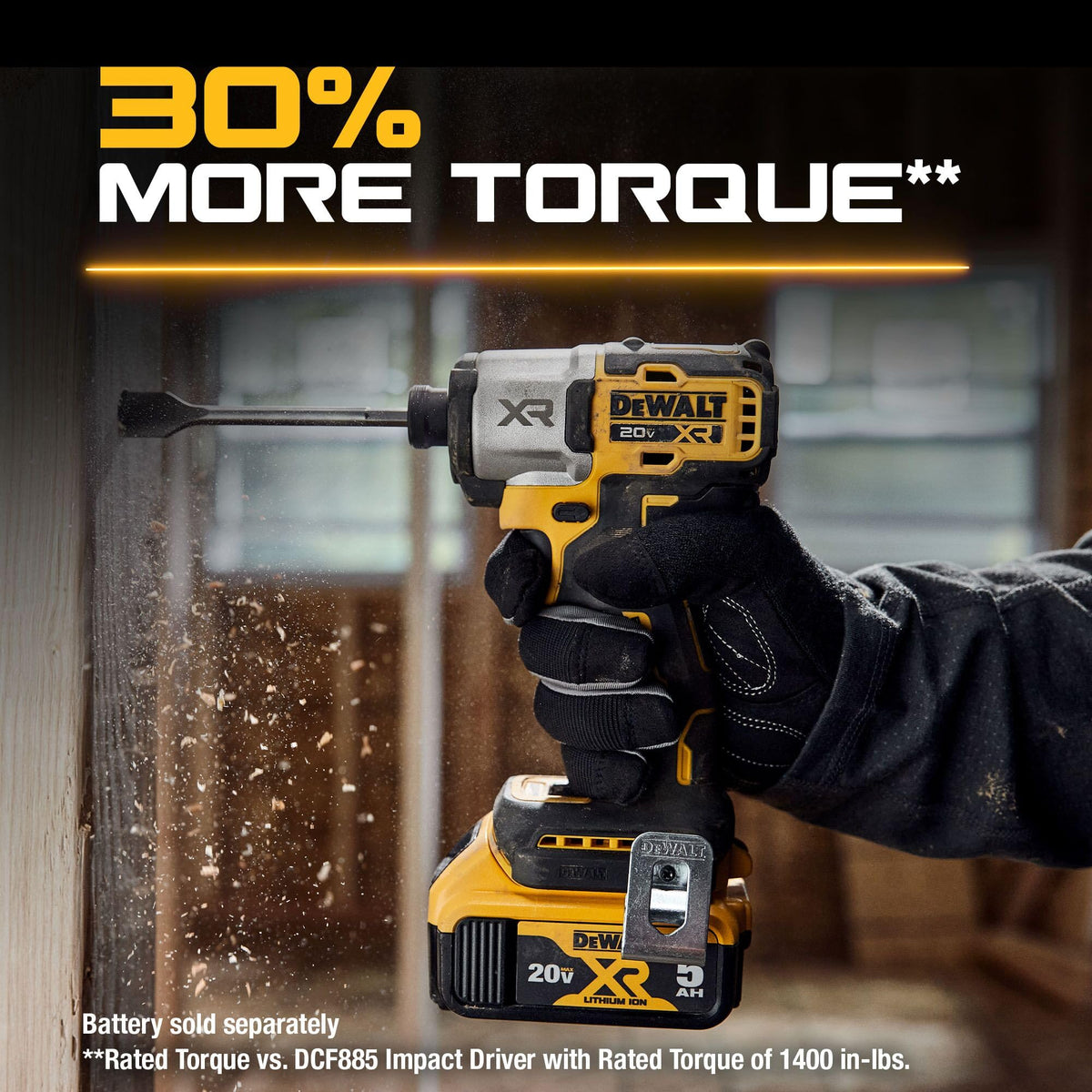 DEWALT 20V MAX XR Impact Driver side profile | Smaronics