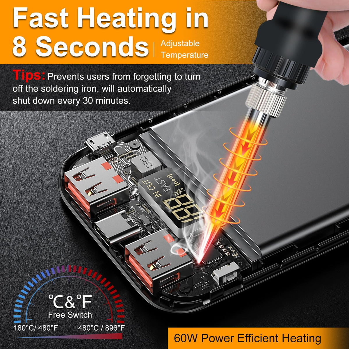 Dewalt Compatible Cordless Soldering Iron Station image 2