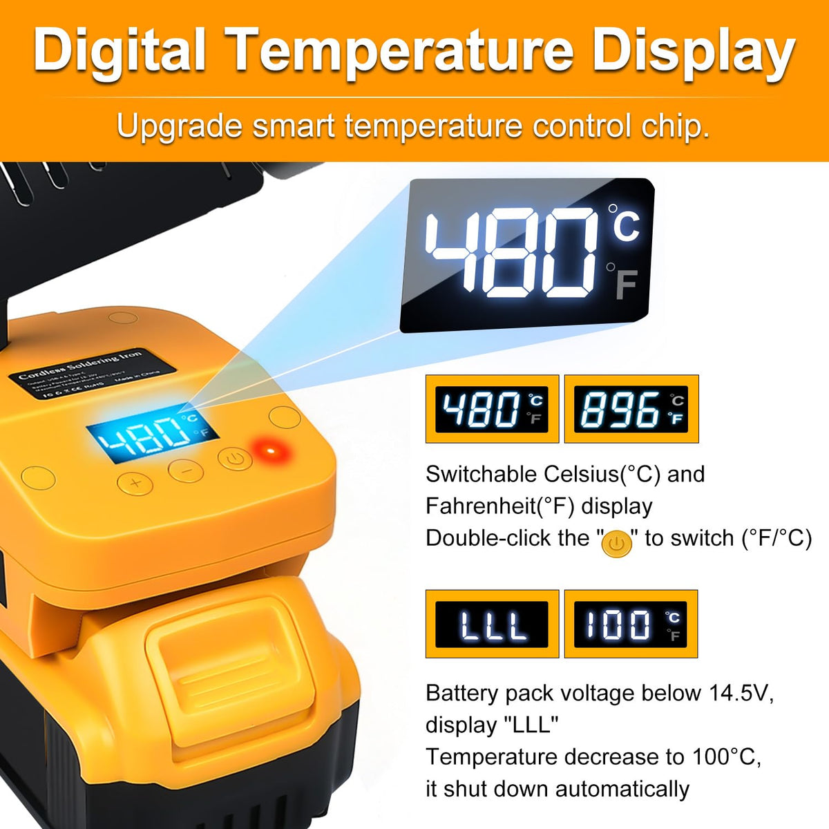 Dewalt Compatible Cordless Soldering Iron Station image 3
