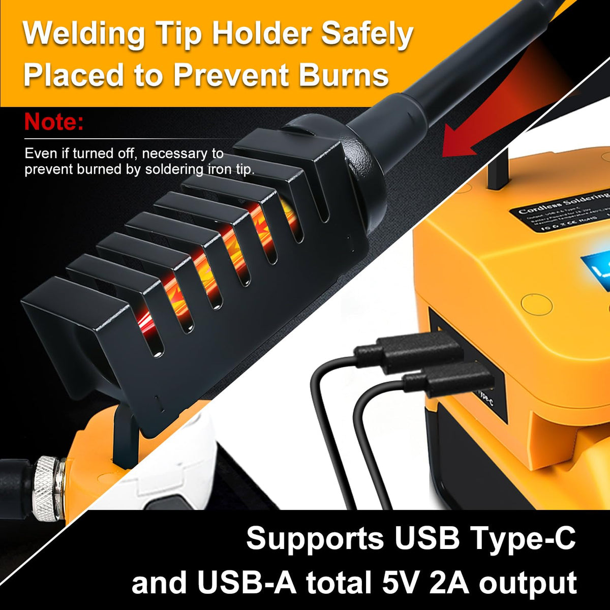 Dewalt Compatible Cordless Soldering Iron Station image 6