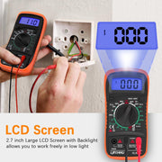 Digital Multimeter with Backlight side profile | Smaronics