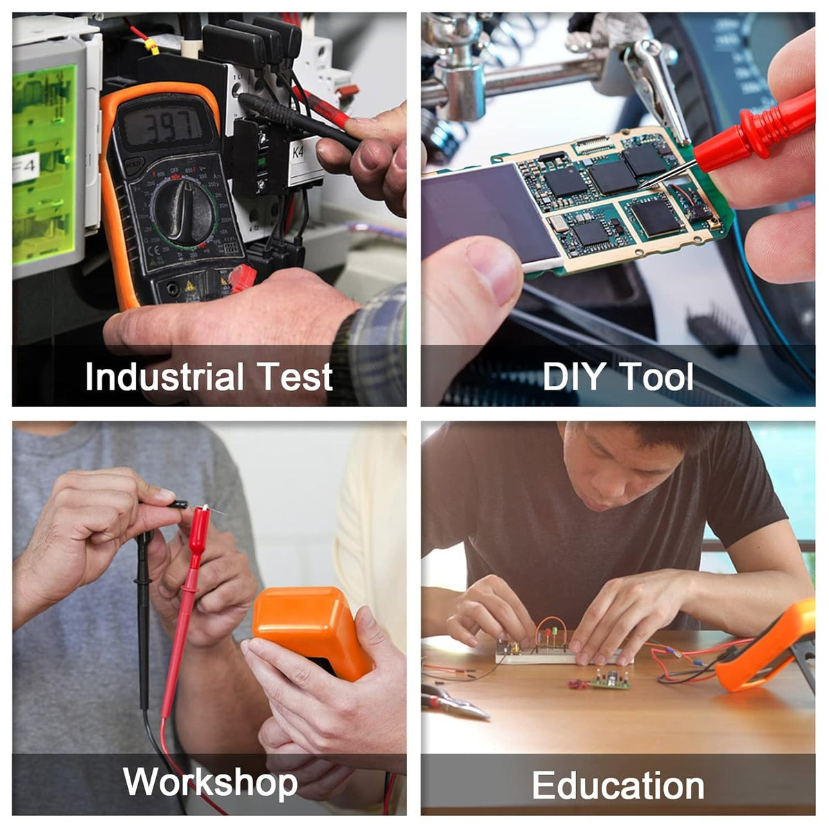 digital multimeter voltmeter package contents view | Smaronics