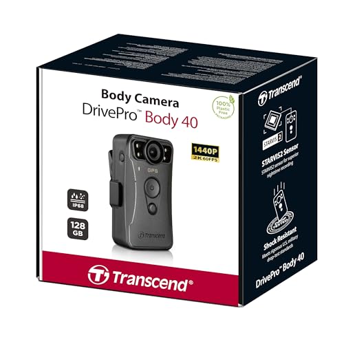 drivepro body 40 action camera rear design product view | Smaronics
