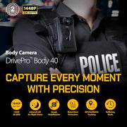 drivepro body 40 action camera side profile product view | Smaronics