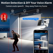 dual lens security camera 2k ultra hd feature close up view | Smaronic