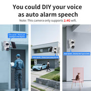 dual lens security camera 2k ultra hd package contents view | Smaronic