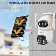Dual Lens Security Camera 2K Ultra HD rear design | Smaronics