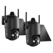 dzees 2k wireless outdoor security cameras 360 pan tilt front angle pr