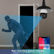 E27 Bulb Security Camera feature close up view | Smaronics