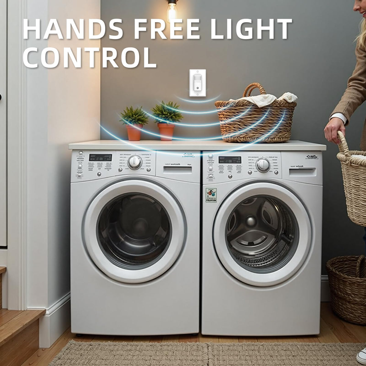 ECOELER Motion Sensor Light Switch clip and build detail | Smaronics
