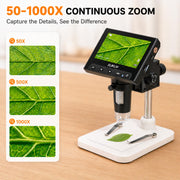 elikliv digital coin microscope 1000x clip and build detail | Smaronic