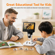 Elikliv Digital Coin Microscope 1000x with Lights