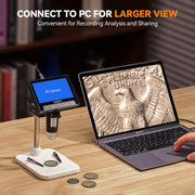 elikliv digital coin microscope 1000x real usage product view | Smaron