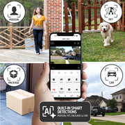 energizer smart 2k light bulb security camera clip and build detail |