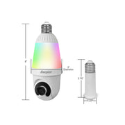 Energizer Smart 2K Light Bulb Security Camera rear design | Smaronics