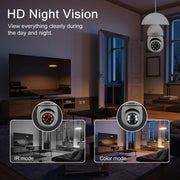 Everseco 4pack 2K 3MP Wireless Light Bulb Security Camera image 6
