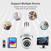 Everseco 4pack 2K 3MP Wireless Light Bulb Security Camera image 7