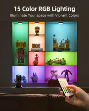 ezvalo rgb under cabinet puck lights clip and build detail | Smaronics