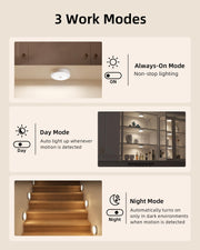 ezvalo rgb under cabinet puck lights product detail close up | Smaroni