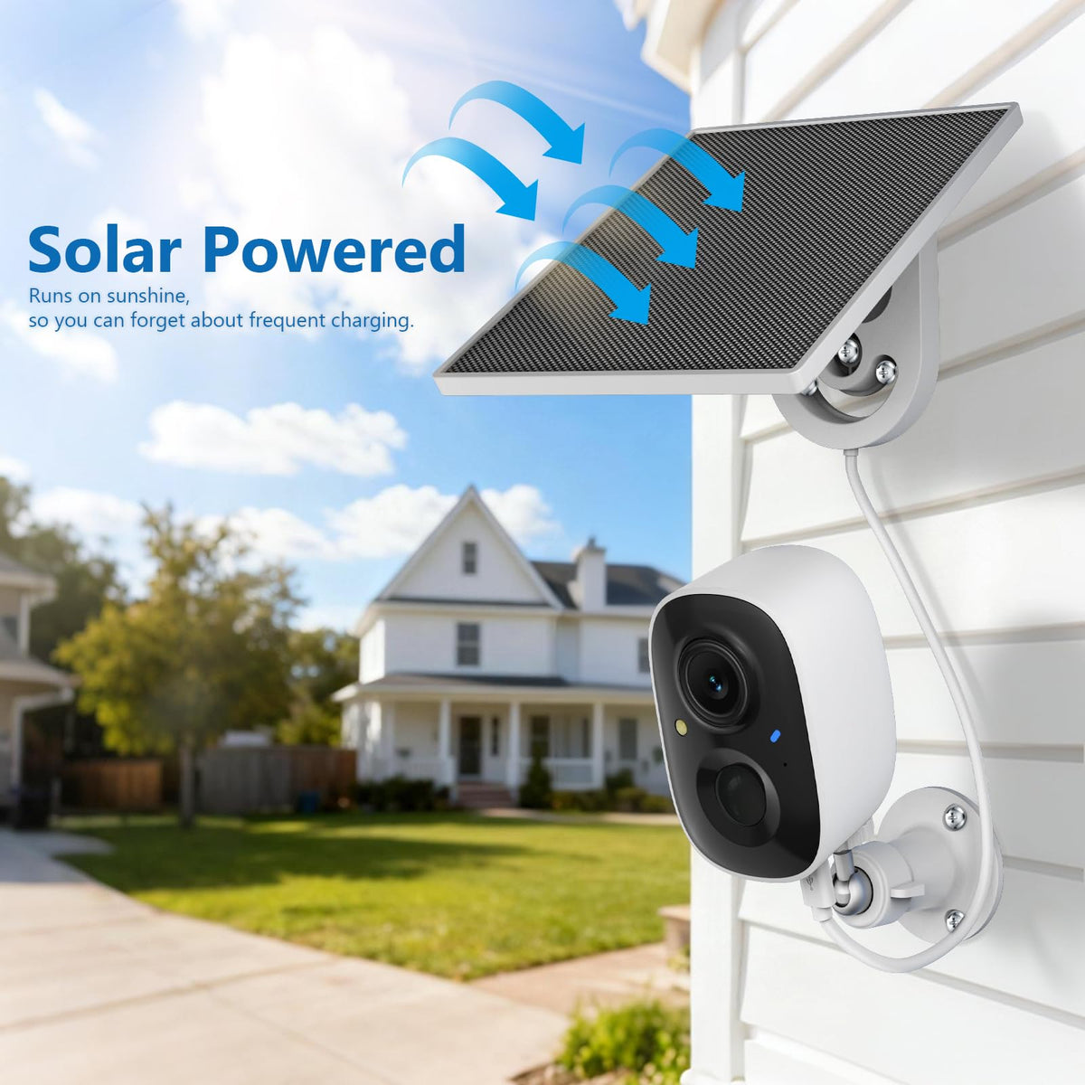 Fazoxo 2K Security Camera rear design | Smaronics
