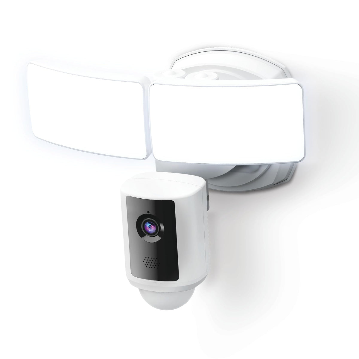 feit electric 5000 lumen outdoor security light front angle product vi