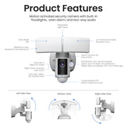 feit electric 5000 lumen outdoor security light real usage product vie