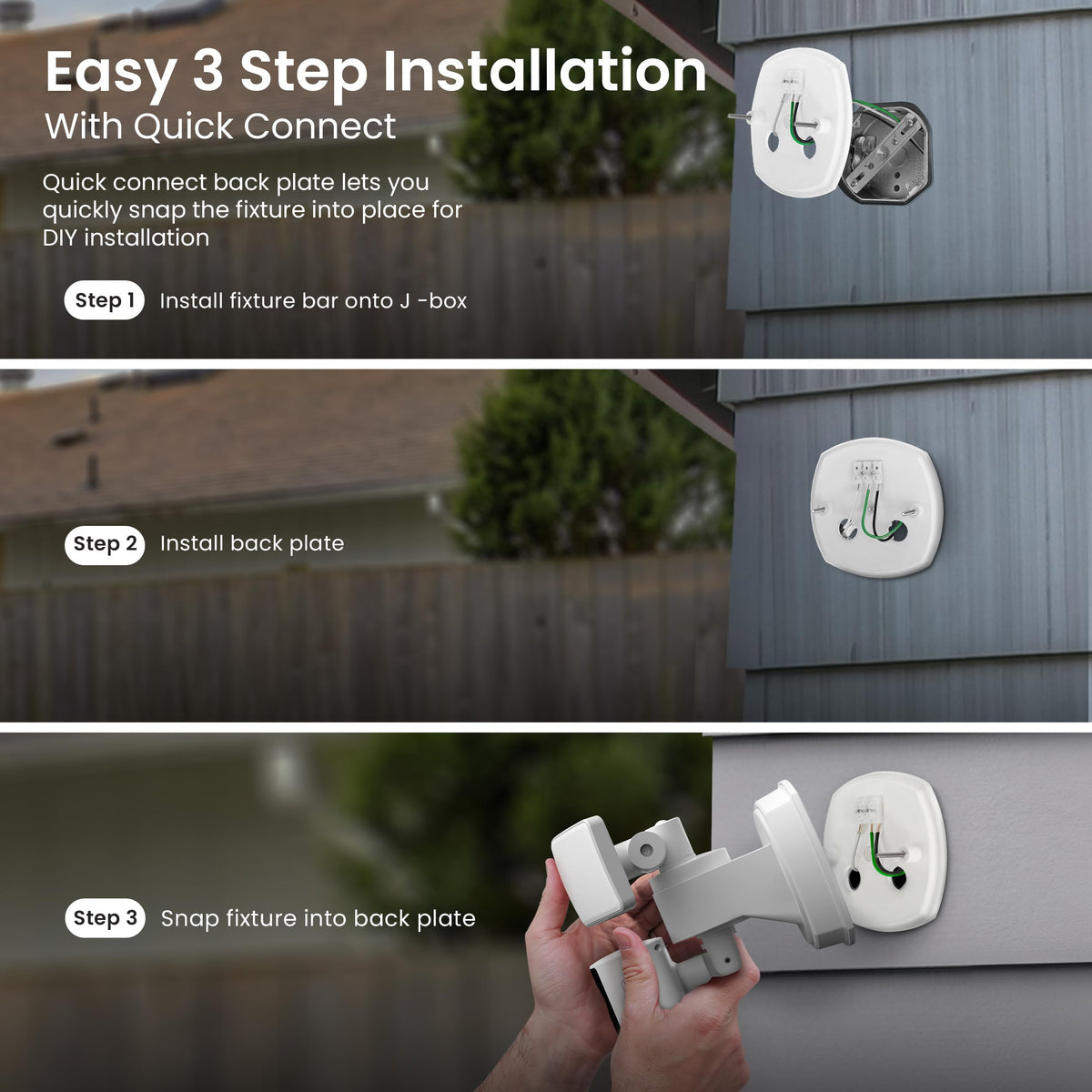 Feit Electric 5000-Lumen Outdoor Security Light with 1080P Camera image 10