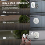 Feit Electric 5000-Lumen Outdoor Security Light with 1080P Camera image 10