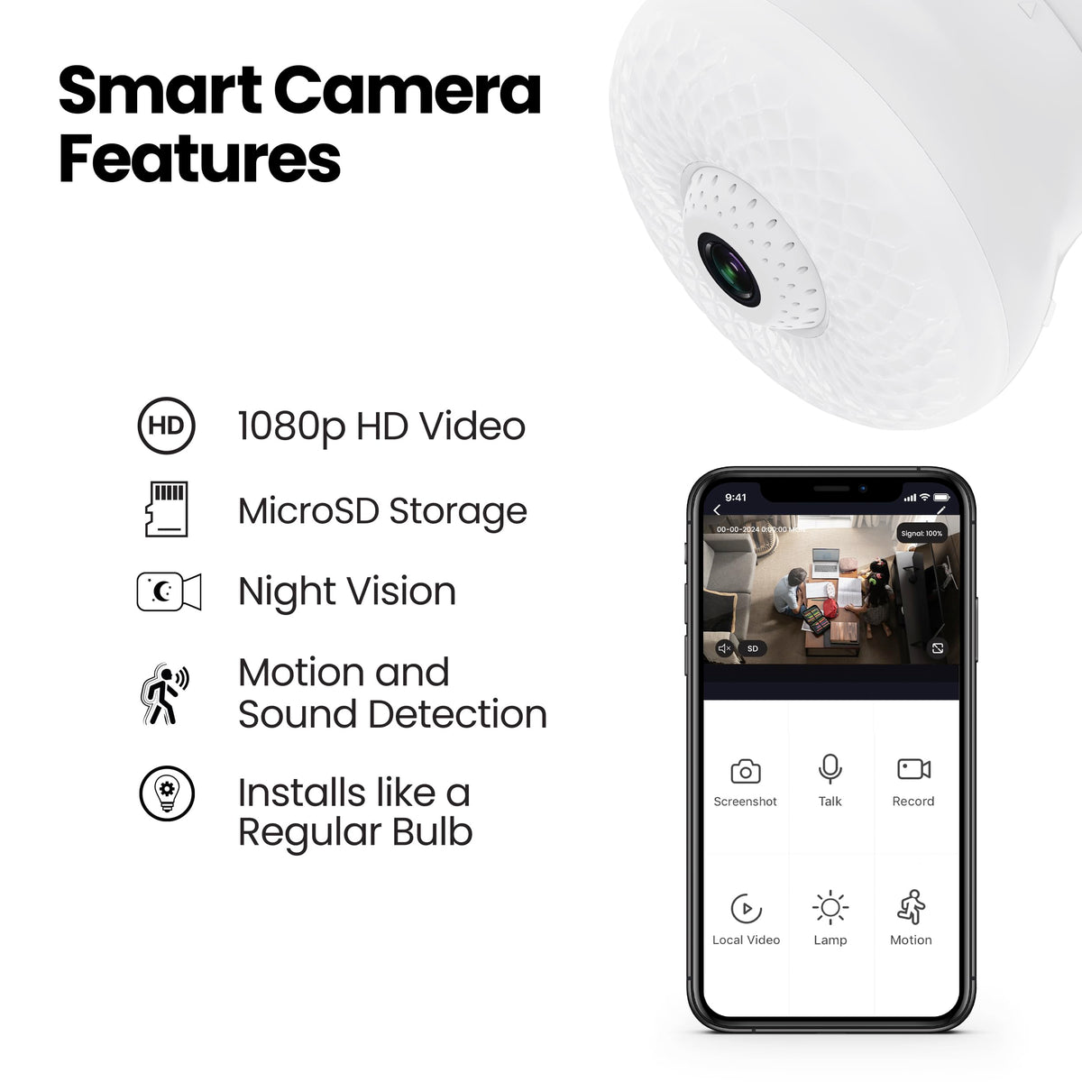 feit electric smart rotating light bulb clip and build detail | Smaron