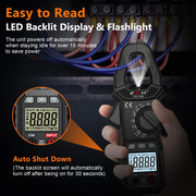 FKM Clamp Meter, True-RMS 6000 Counts AC Clamp Meter image 6