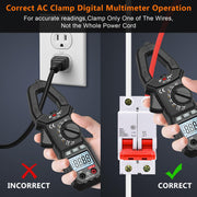 FKM Clamp Meter, True-RMS 6000 Counts AC Clamp Meter image 7