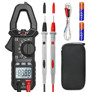 fkm clamp meter true rms 6000 counts ac clamp meter front angle produc