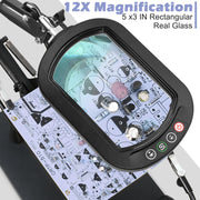 Flexible Magnetic Helping Hands and Soldering Station Magnifier image 2
