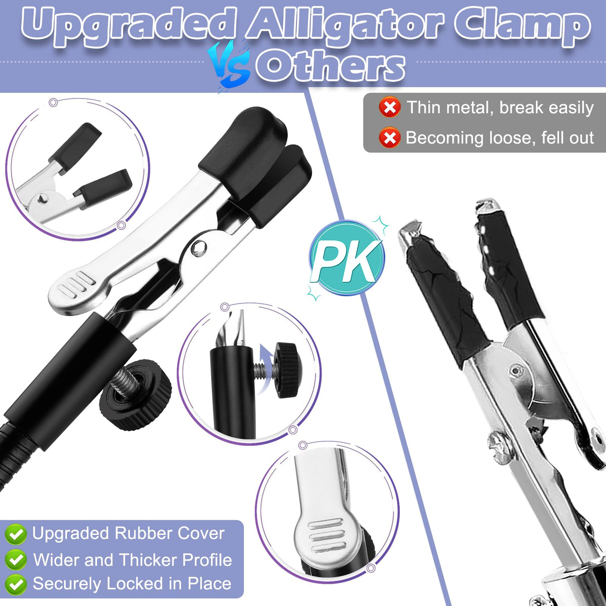 Flexible Magnetic Helping Hands and Soldering Station Magnifier image 3