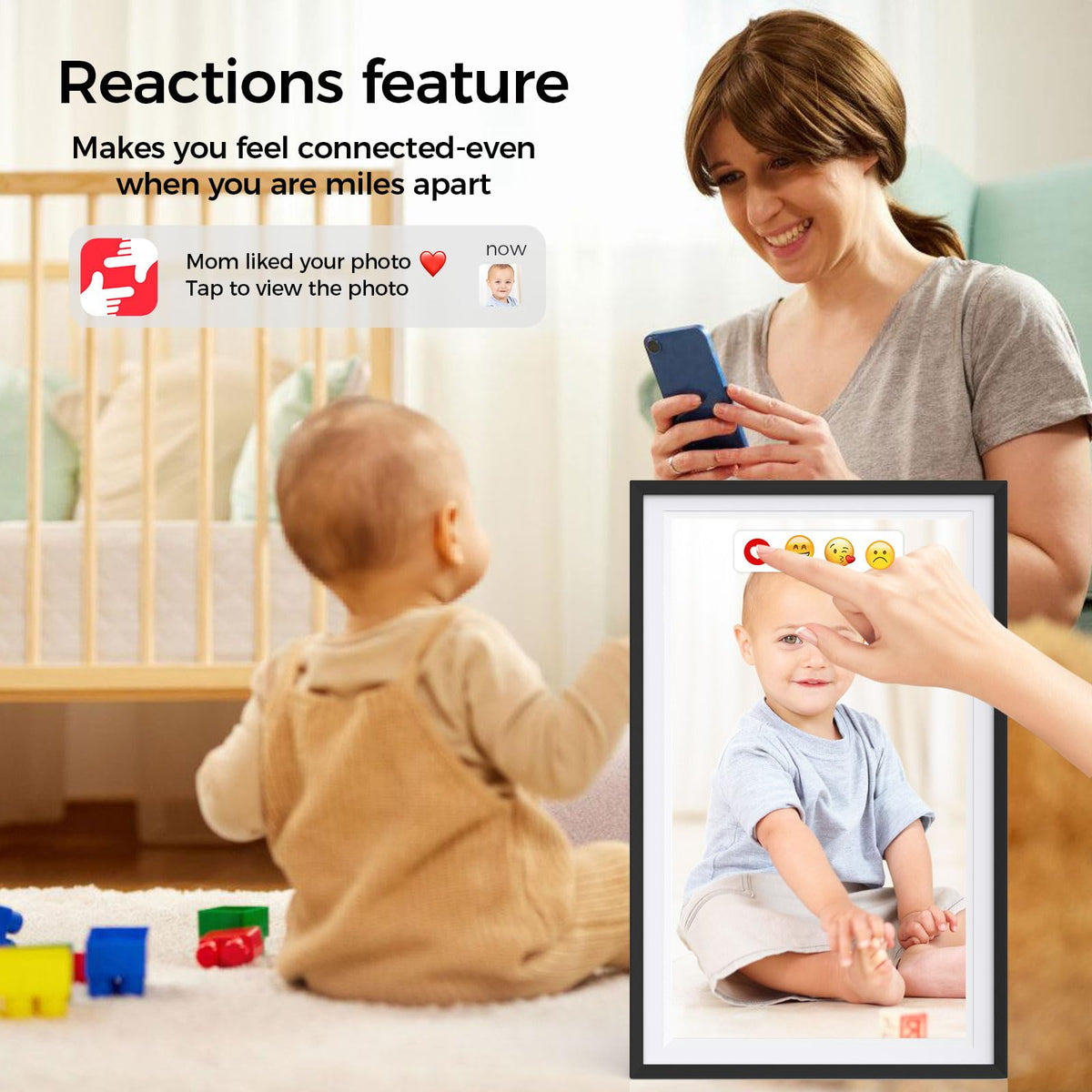 frameo digital picture frame clip and build detail | Smaronics