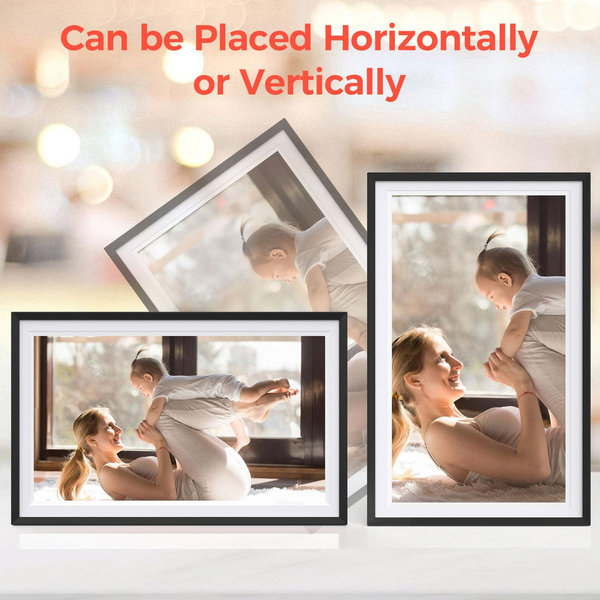 frameo digital picture frame feature close up view | Smaronics