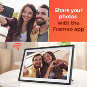 Frameo Digital Picture Frame with WiFi rear design | Smaronics