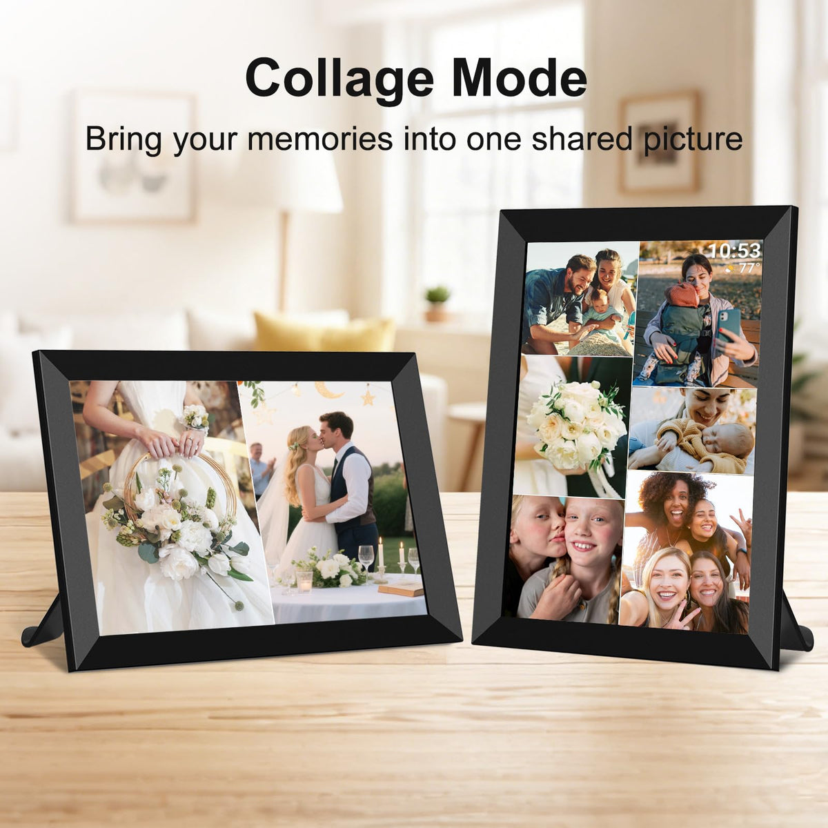 frameo smart wifi digital photo frame package contents view | Smaronic