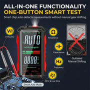 fs899l digital multimeter 20pcs silicone test leads kit rear design pr