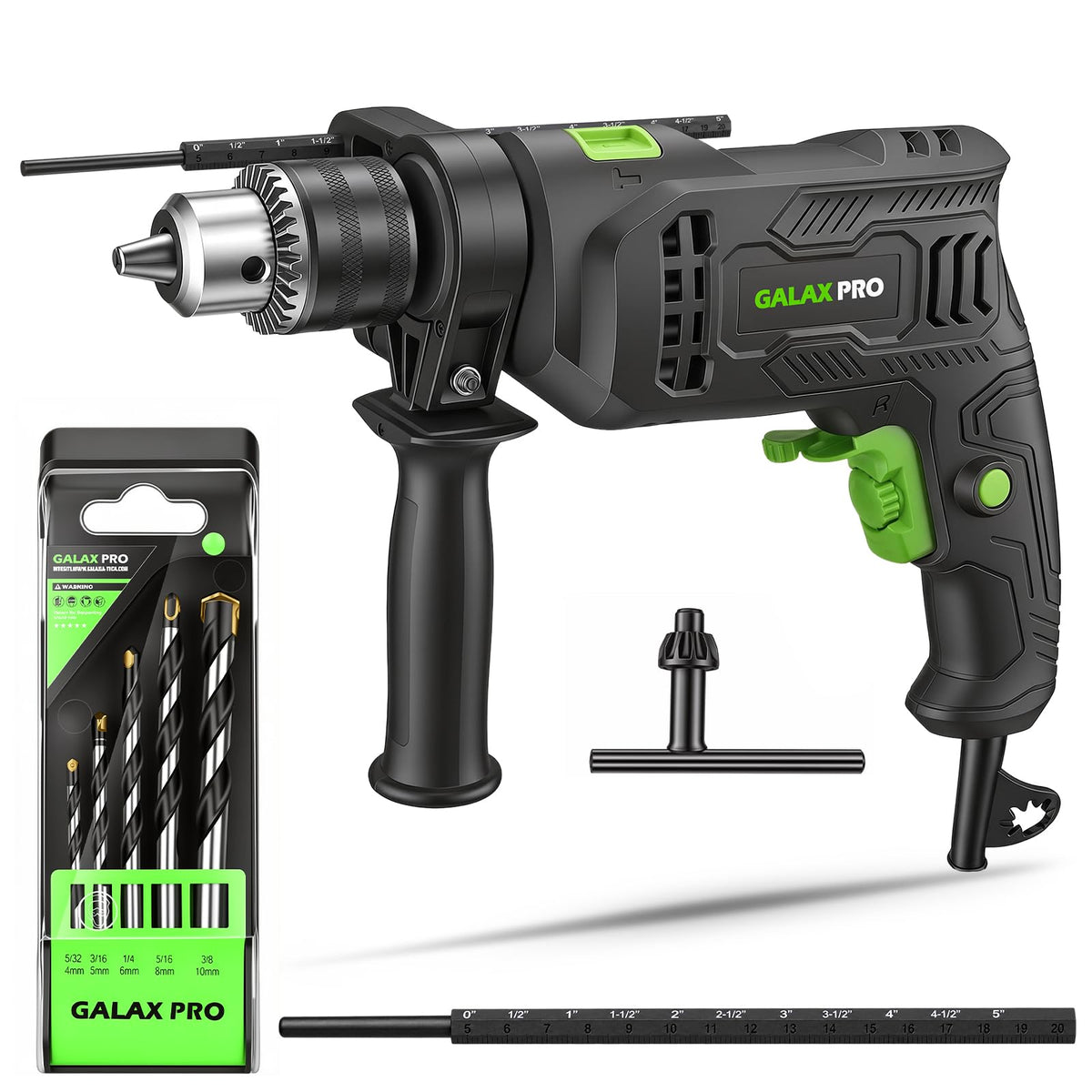 Galax Pro Corded Hammer Drill front angle | Smaronics